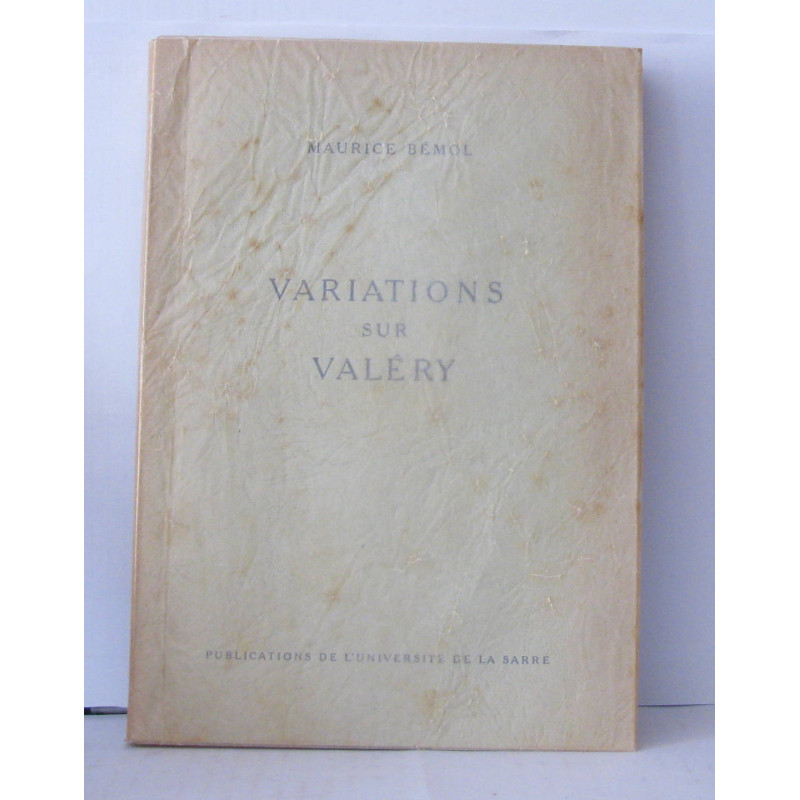 Variations sur Valéry