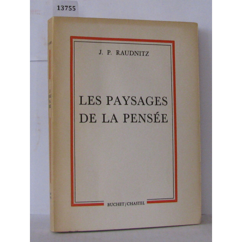 Les paysages de la pensée