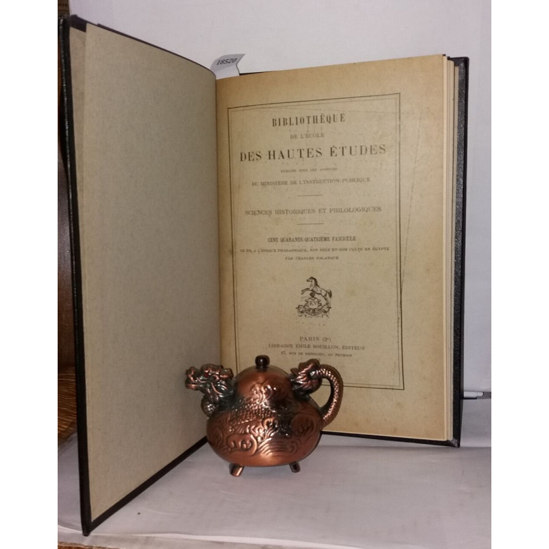 Bibliothèque de l'école des hautes études publiée sous les...