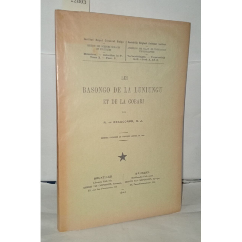 Les Basongo de la Luniungu et de la Gobari