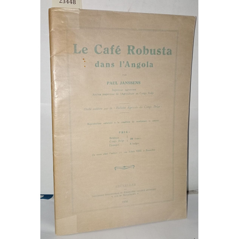 Le café robusta dans l'Angola