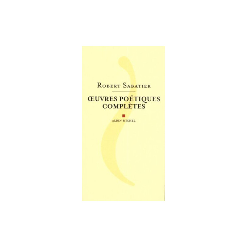Oeuvres poétiques complètes