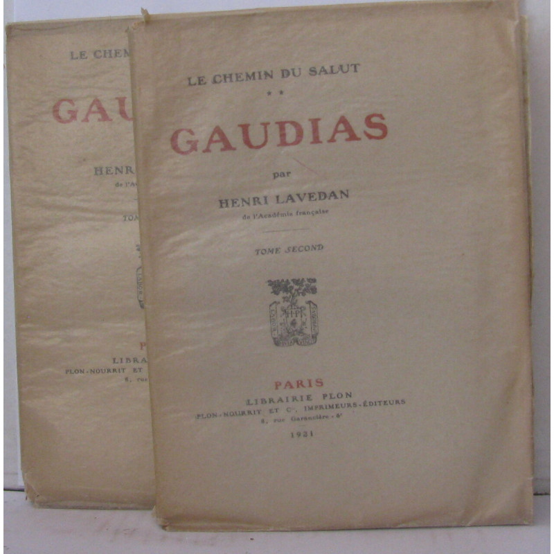 Gaudias Tome premier + second