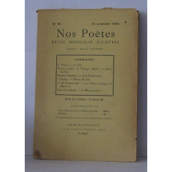 Nos poètes revue mensuelle illustrée N° 26