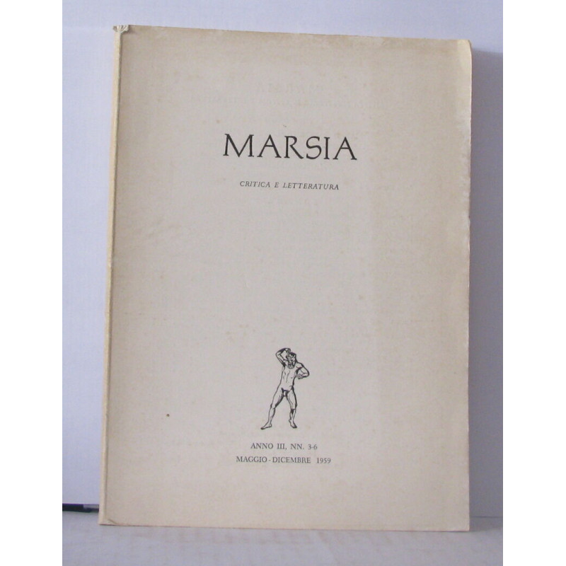 Marsia critica e letteratura Anno III N° 3-6