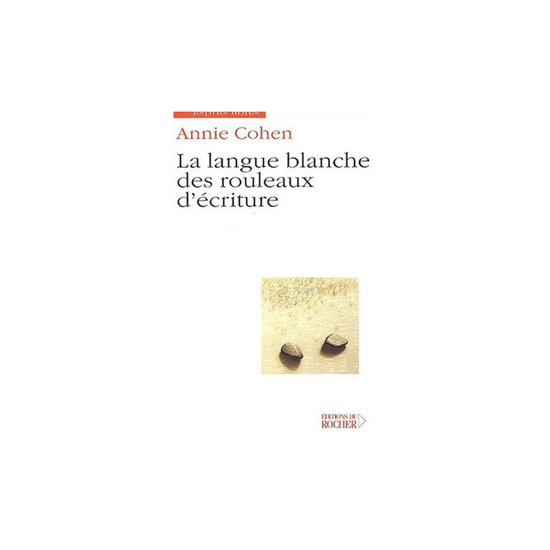 La langue blanche des rouleaux d'écriture