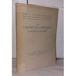 Le carnet de campagne de Roger de Lannay