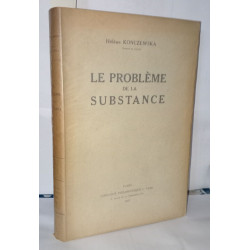 Le problème de la substance