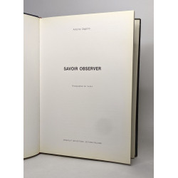 Savoir observer