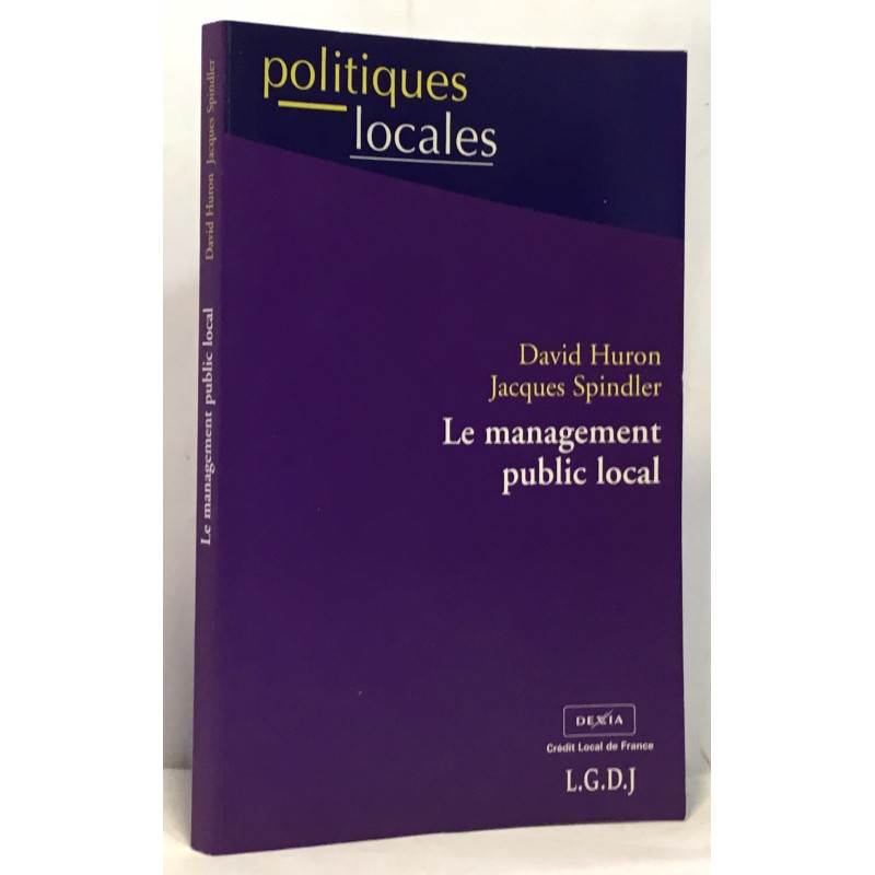 Le management public local
