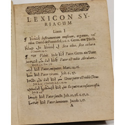 Lexicon syriacum : ex inductione omnium exemplorum Novi Testamenti...