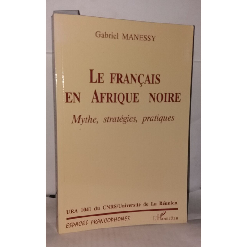 Le français en Afrique noire