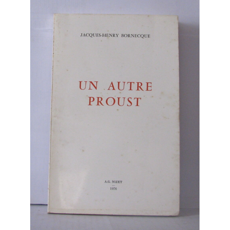 Un autre Proust