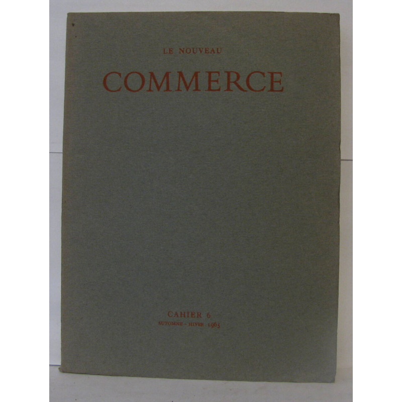 Le Nouveau Commerce cahier 6
