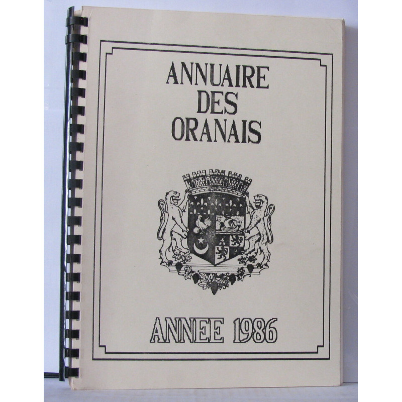 Annuaire des oranais année 1986