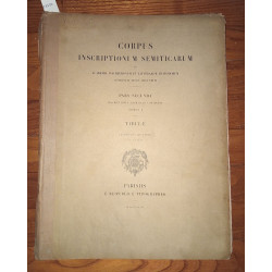 Corpus inscriptionum semiticarum ab academia inscriptionum et...
