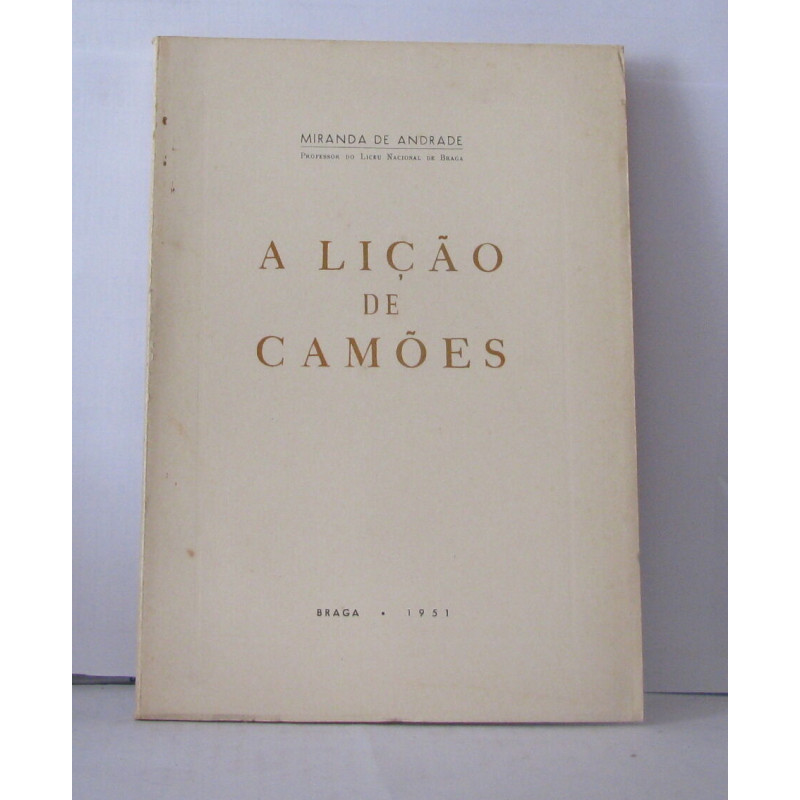 A liçao e camoes