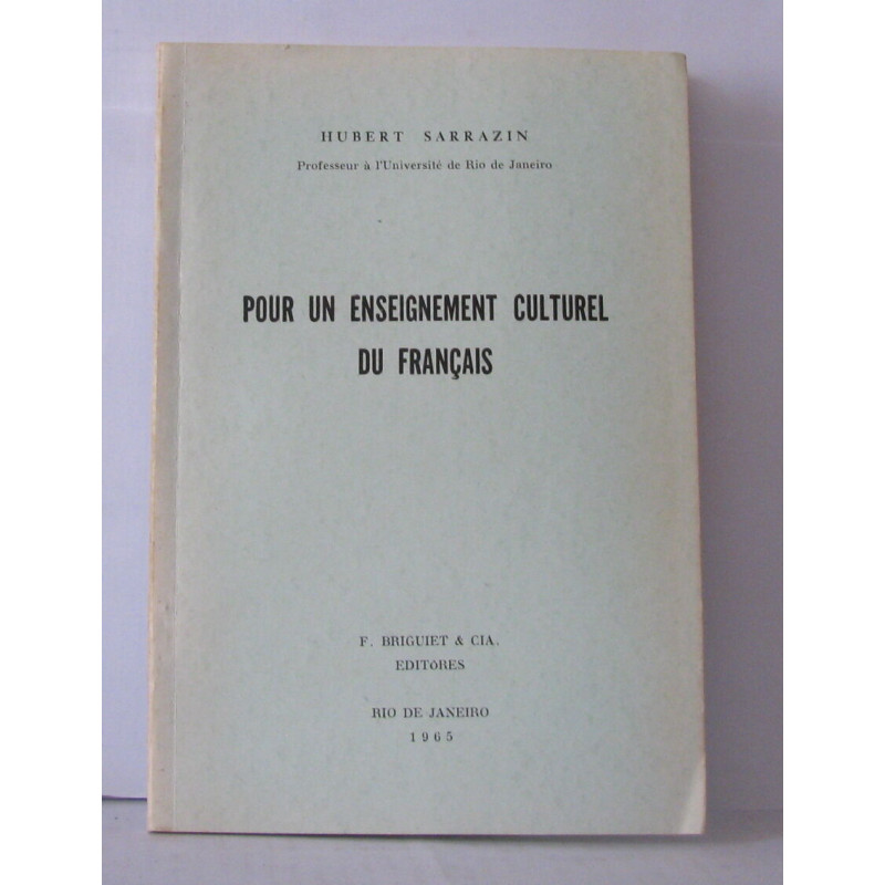 Pour un enseignement culturel du français