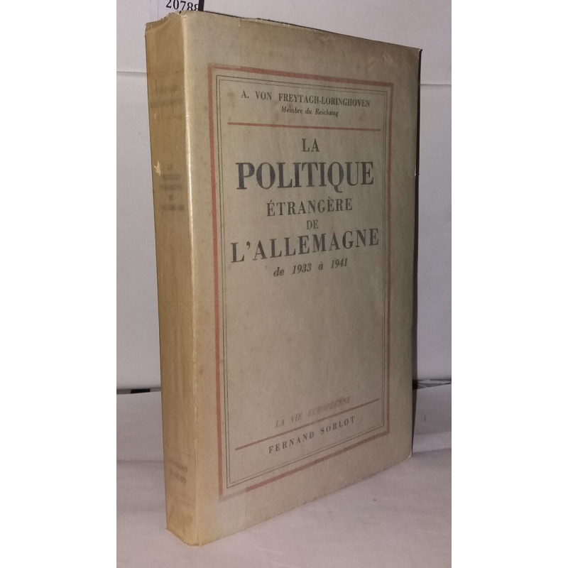 La politique étrangère de l'Allemane de 1933 à 1941