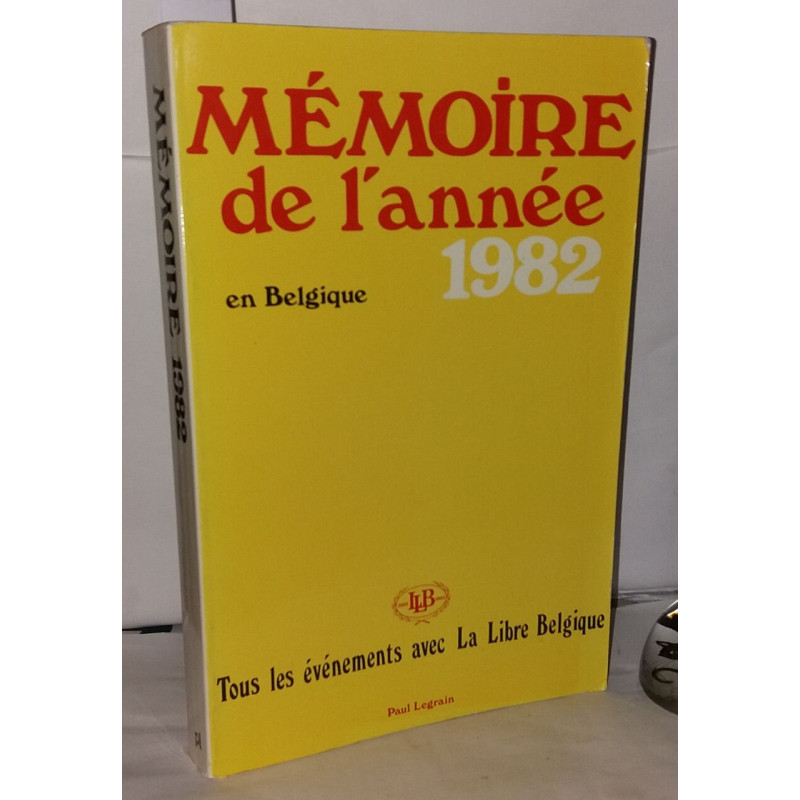 Mémoire de l'année 1982 en Belgique