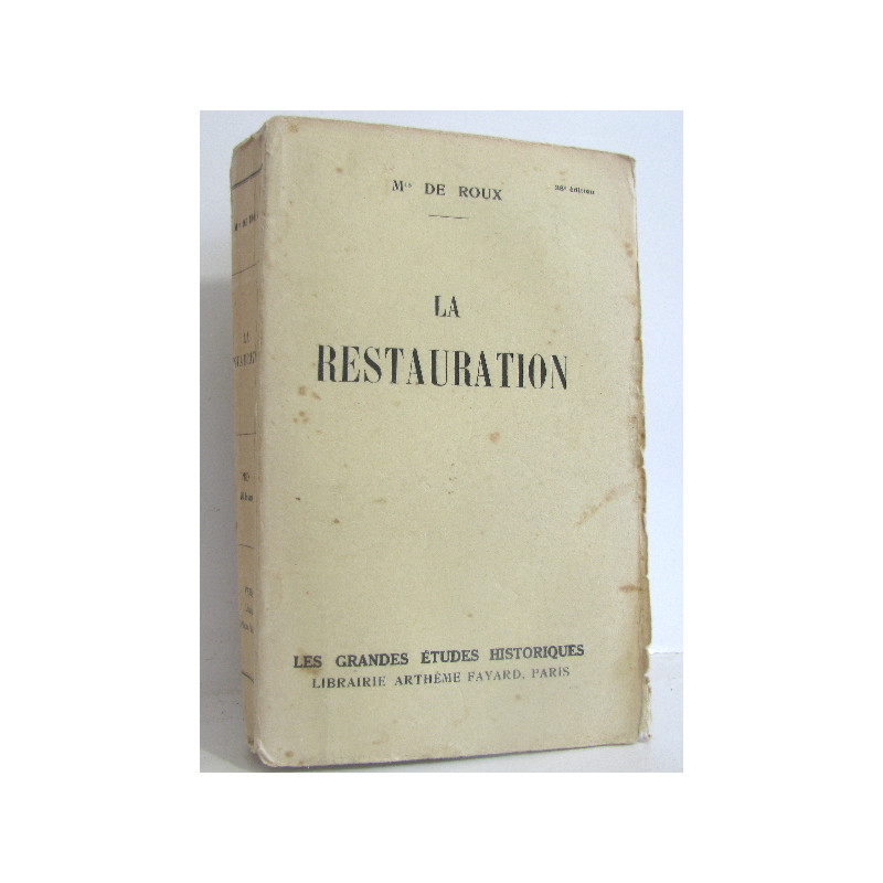 La restauration