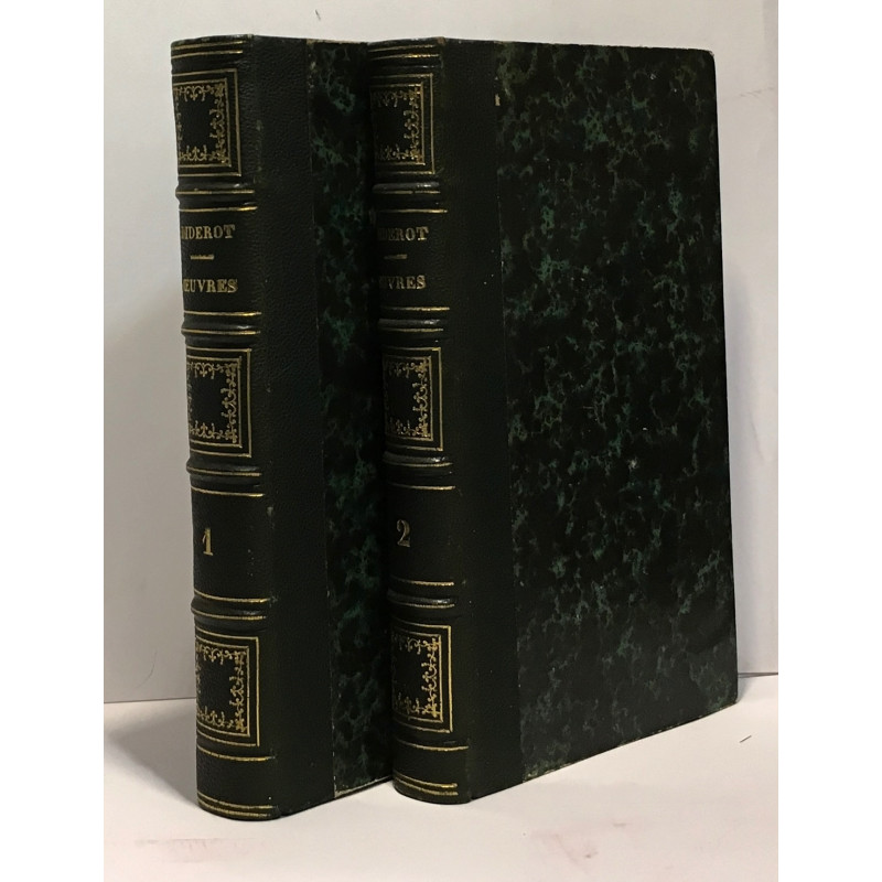 Oeuvres de Diderot précédées de sa vie par M.F. Génin - tome...