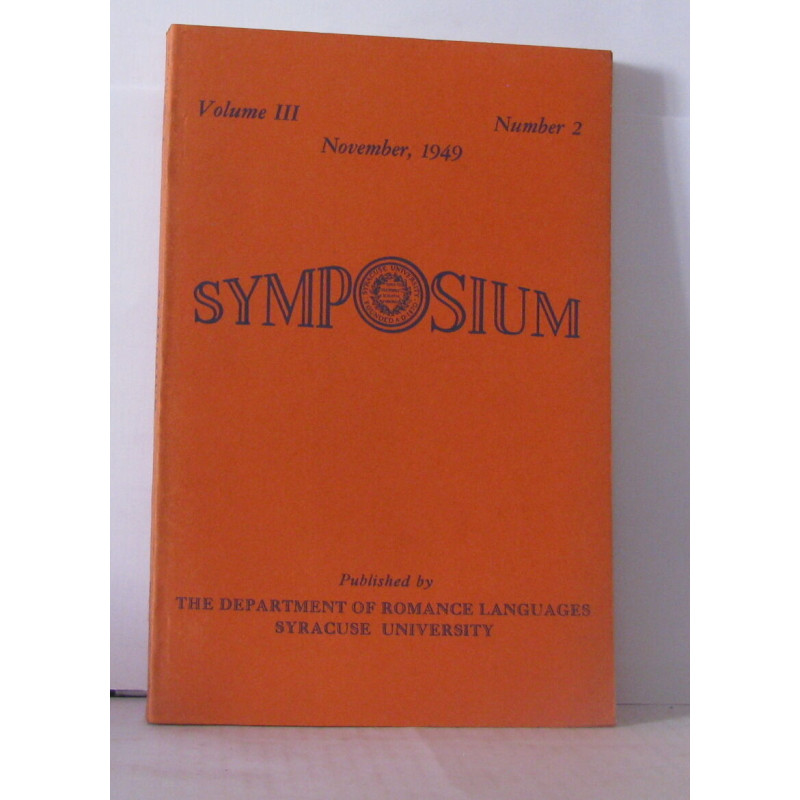 Symposium a journal devoted to modern foreign languages and...