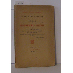 Bibliothèque ornaise - canton de Briouze - essai de bibliographie...
