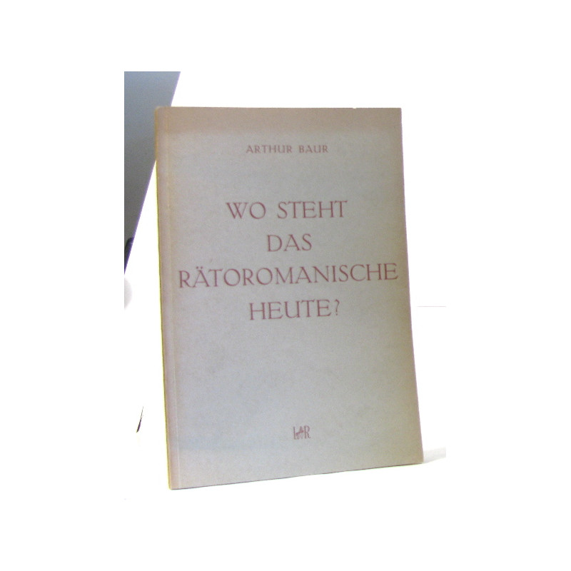 Wo steht das ratoromanische heute