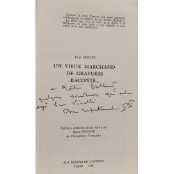 Un vieux marchand de gravures raconte