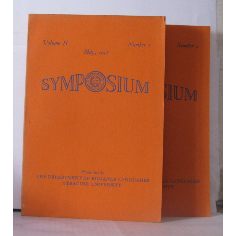 Symposium a journal devoted to modern foreign languages and...
