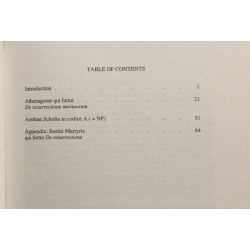 Athenagorae Qui Fertur: de Resurrectione Mortuorum (Vigiliae...