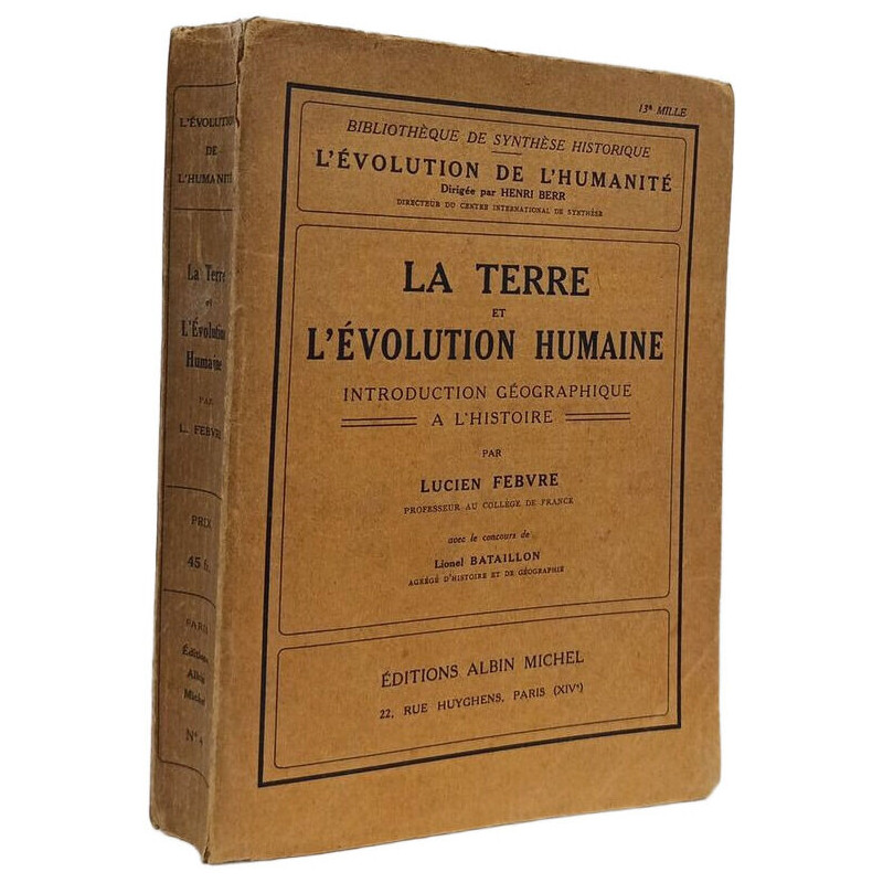 La Terre et l'évolution humaine : introduction géographique à...