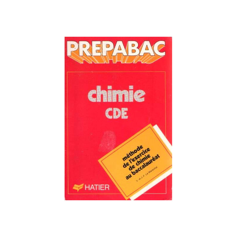 Chimie C.D.E