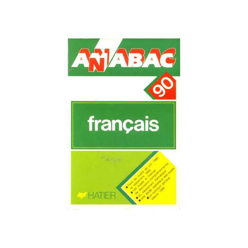 Annabac 1990 francais