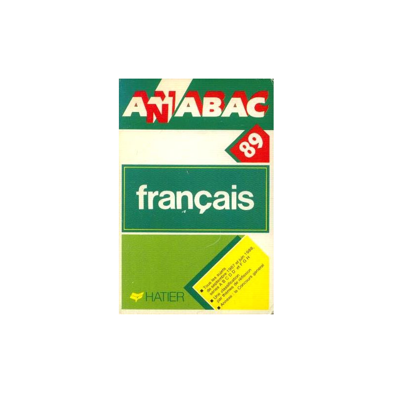 Anabac.1989 bac français