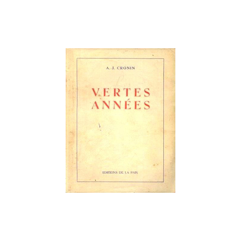 Vertes Années