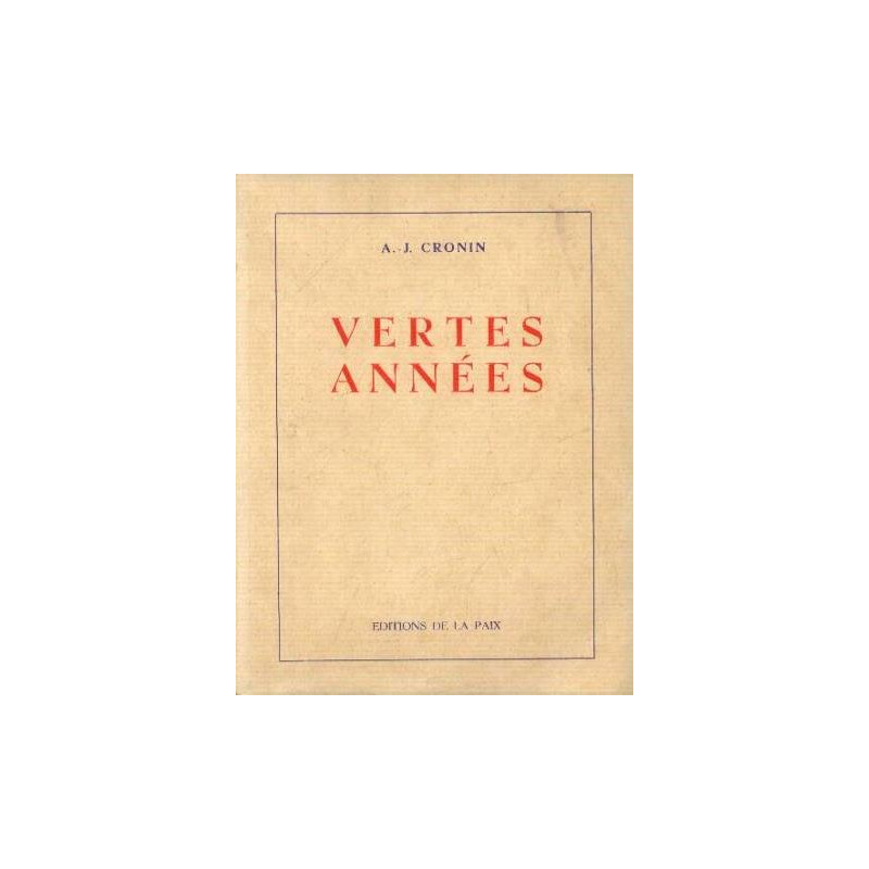 Vertes Années