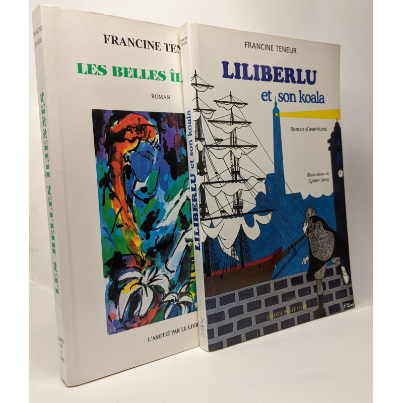 Les belles îliennes + Liliberlu et son koala --- deux livres dédicacés