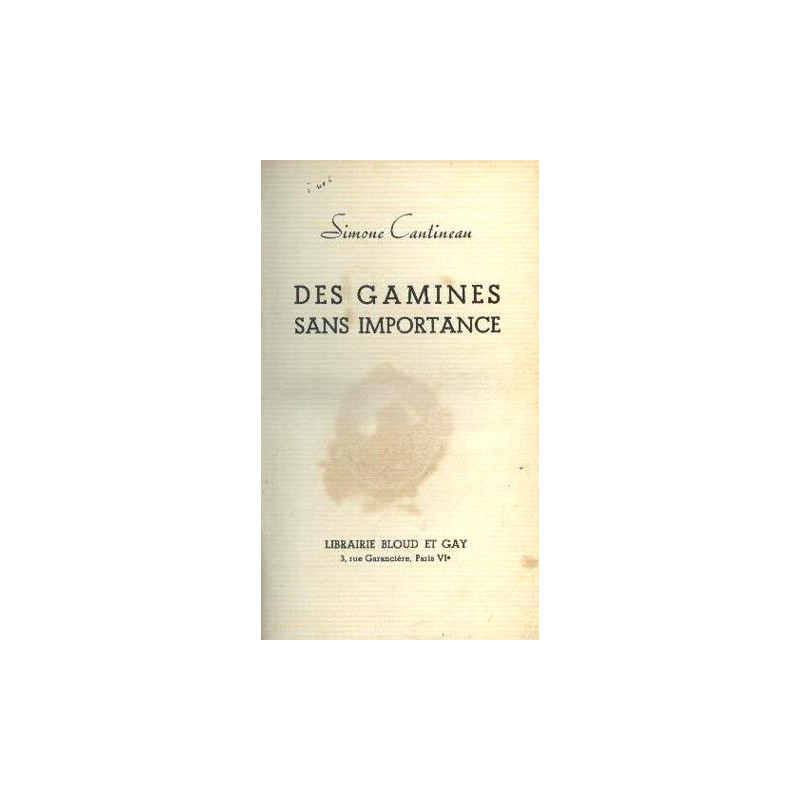 Des gamines sans importance