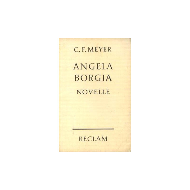 Angela Borgia novelle