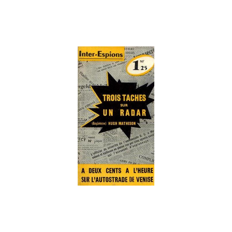Trois taches sur un radar