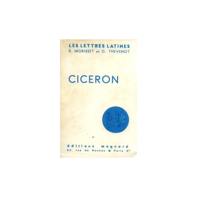 Cicéron. (chapitre x des "lettres latines")