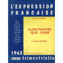 L'expression française n°5 (numéro spécial) /Aussi pauvre que...