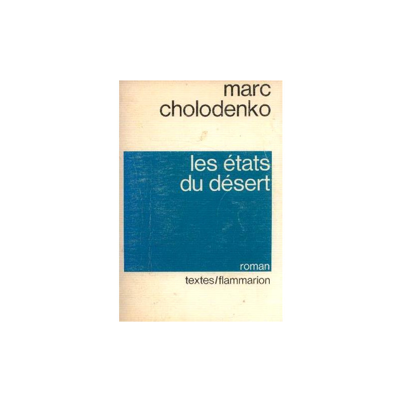 Les états du désert