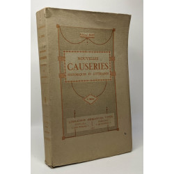 Nouvelles causeries historiques et littéraires