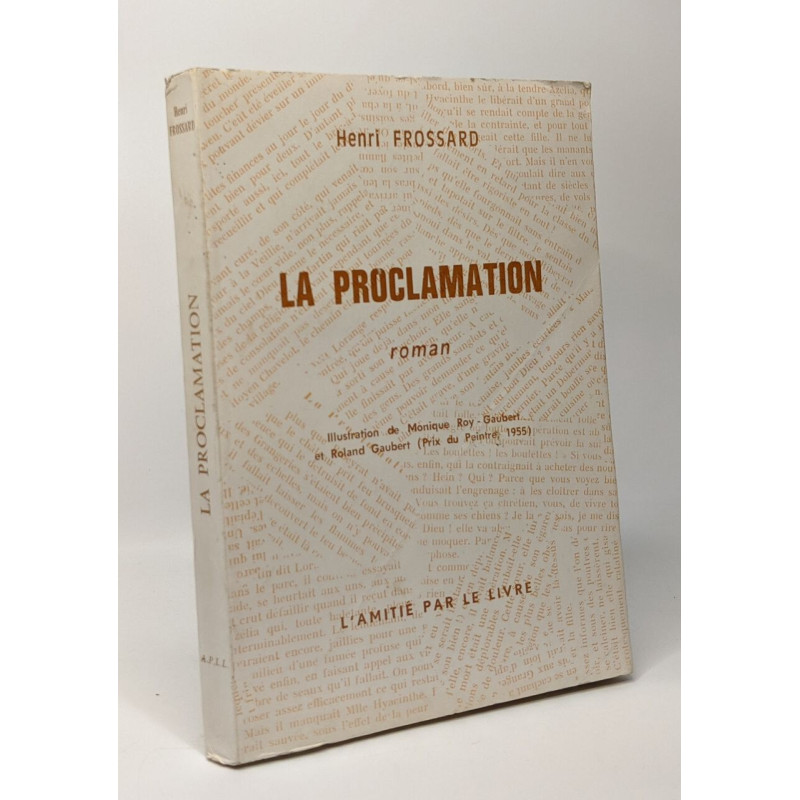 La proclamation