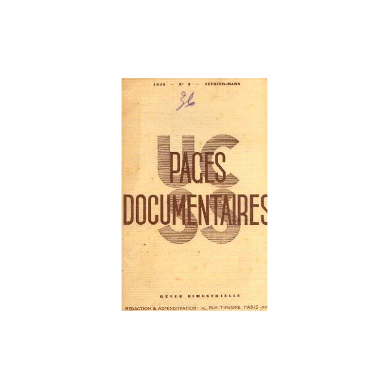 Pages documentaires n°3 février mars
