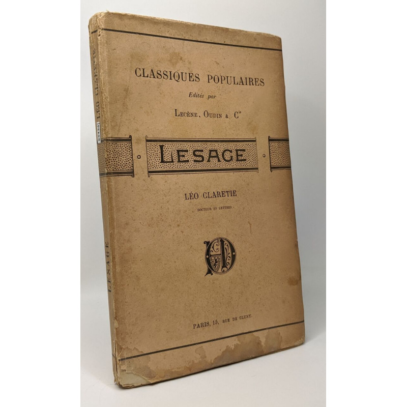 Lesage - collection des classiques populaires