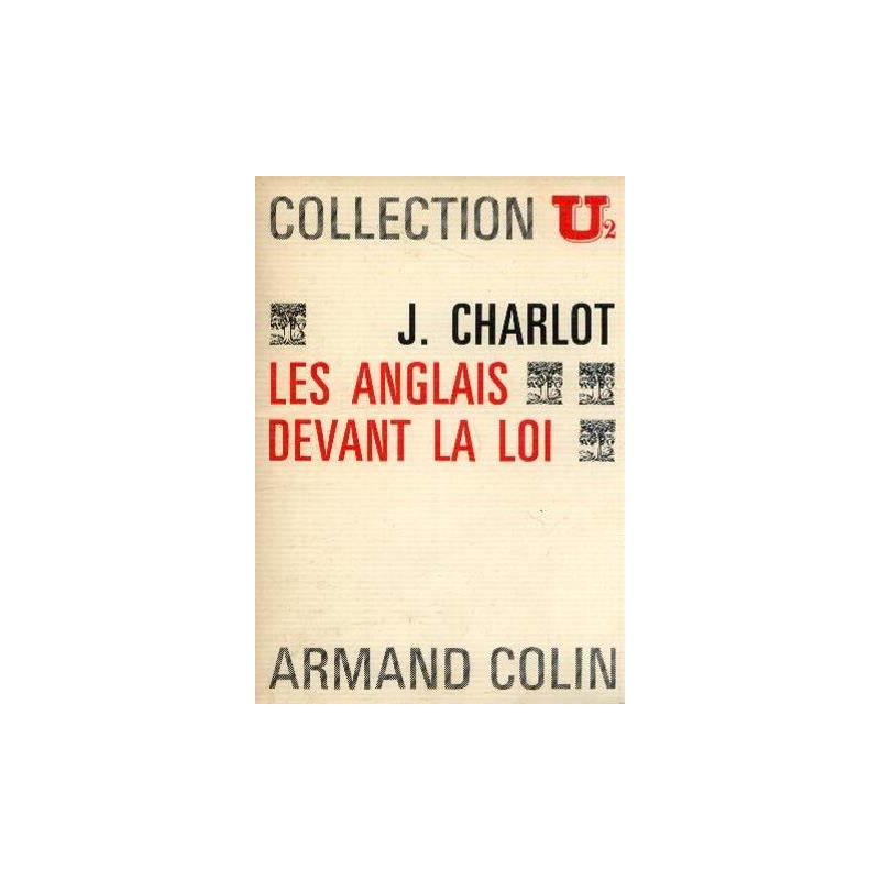 Les anglais devant la loi